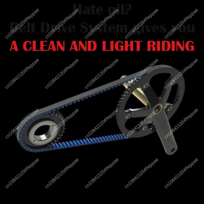 170mm Full 8M Chainwheel Belt Drive Cycle Part Bicycle Crankset