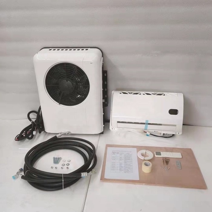 Bus air conditioner for car DC 24 V compressor truck parking air conditioner 48 V