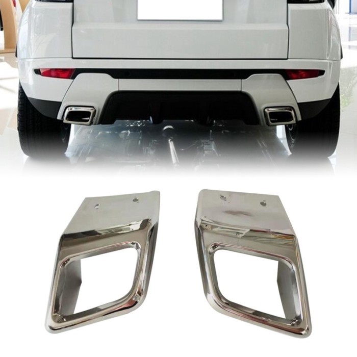 Left or Right or a pair Rear Bumper Exhaust Tube Trim for Range Rover Evoque Dynamic 2012-2018 LR02