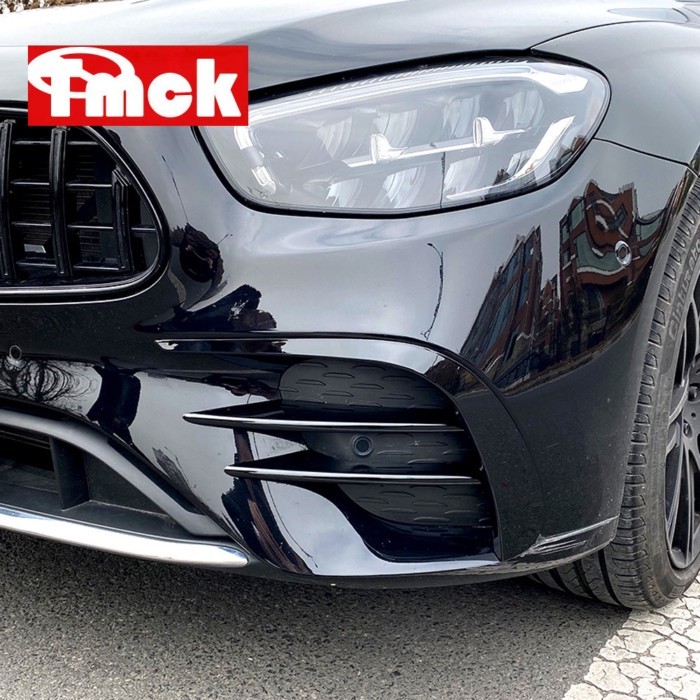For Mercedes Benz E Class W213 E260 E300 E350 E450 AMG E53 2021  Car Accessories Body Front Bumper