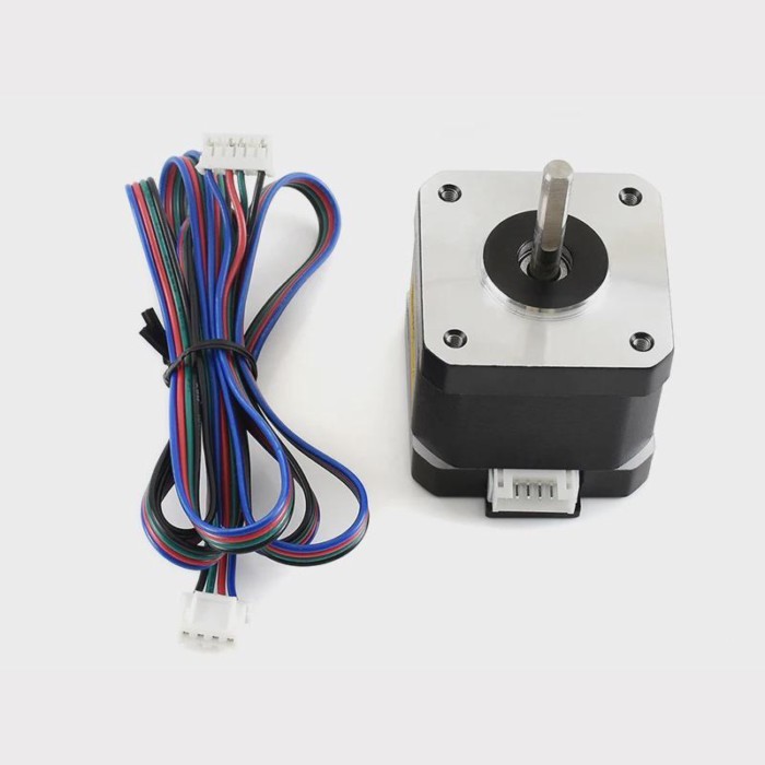 40MM Two-Phase Stepper Motor SM24240 1.8 Degree Step Angle 1.7A/Phase 0.45N.m for SMD258C Stepper M