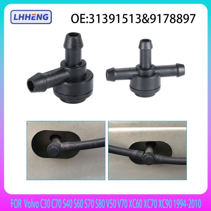 Windshield Washer Check 31391513 9178897 for Volvo 2.0 2.3 2.4 2.5 3.2 C30 C70 S40 S60 S70 S80 V50