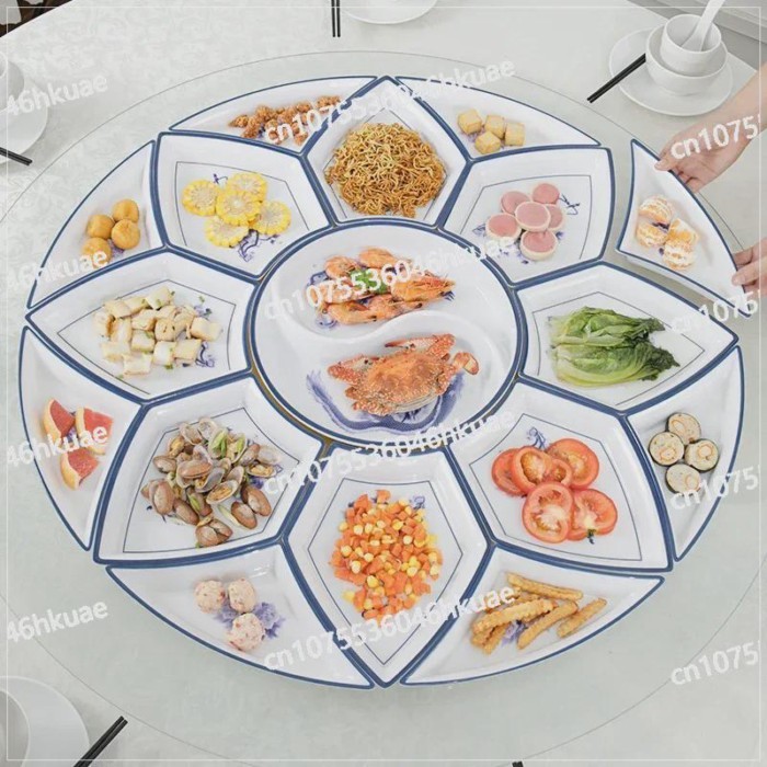 Plates Platter Tableware Combination Dish Set Creative Dish Plates Party