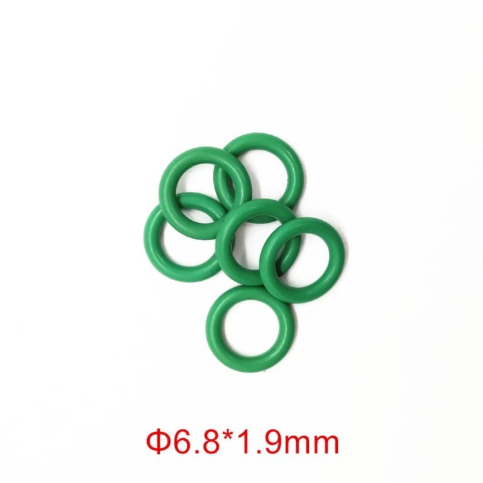 500pieces 6.8*1.9mm Rubber Orings Auto Spare Parts Fuel Injector Seals (AY-O2049)