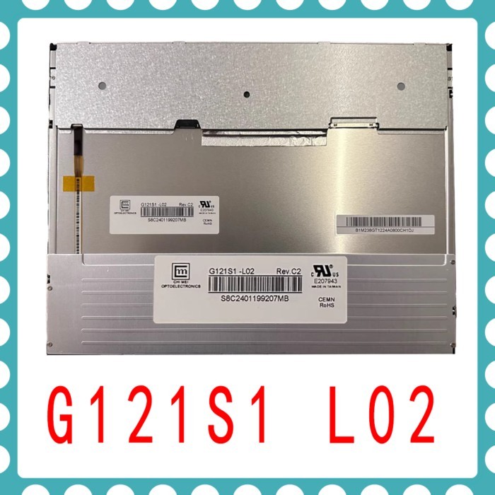 Original New G121S1-L02 G121S1-L01 12.1 Inch G121S1 L02 C1 C2 C3 C4 LCD Display Screen Panel