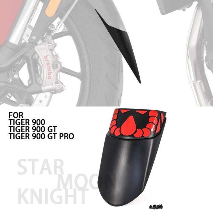 Motorcycle Front Fender Mudguard Extender Extension Refit For Tiger 900 GT For Tiger900 For TIGER 9
