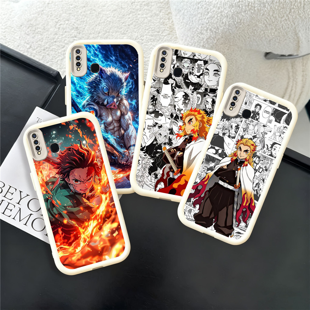 WB38 Demon SlayerปลอกสําหรับHpชุบVIVO Y66 Y93 Y91C Y91 Y81s Y81 Y75 Y53s Y56 Y95 5GวัสดุTPU
