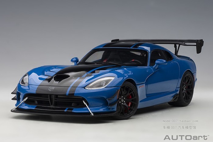 Otto 1: 18 AUTOart DODGE VIPER DODGE VIPER ACR 2017 โมเดลรถ