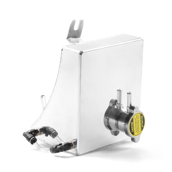 For 89-94 Nissan 240SX S13 SR20DET KA24DE KA24E KA24 Aluminum Coolant Overflow Tank Reservoir Kit