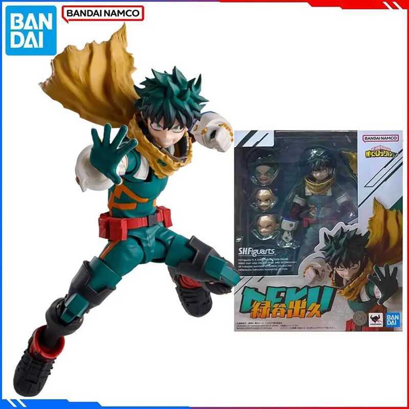 Genuine Bandai Original My Hero Academia Figure Model Kits SHF 1/12 Anime Figures Midoriya Izuku Ac