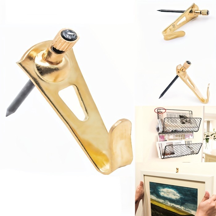 Plaster Picture Hangers 30 lbs - 10/25/50 pcs - Picture Hanging Nails - Picture Hanging Hooks - Pic