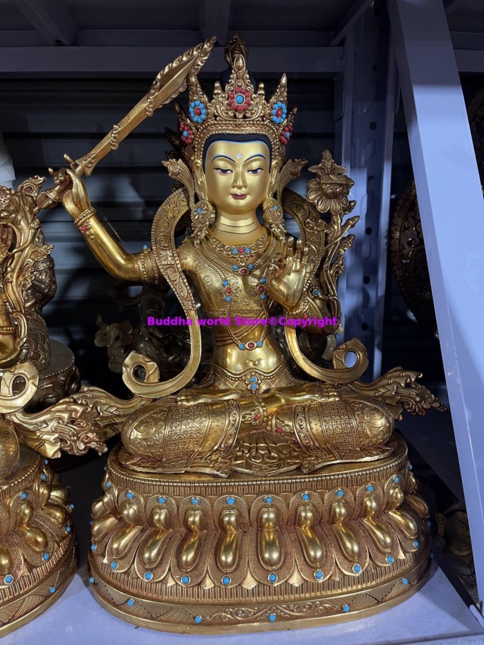 Wholesale buddha statue golden Buddha statue longevity Buddha tara Bodhisattva Vajrasattva temple M