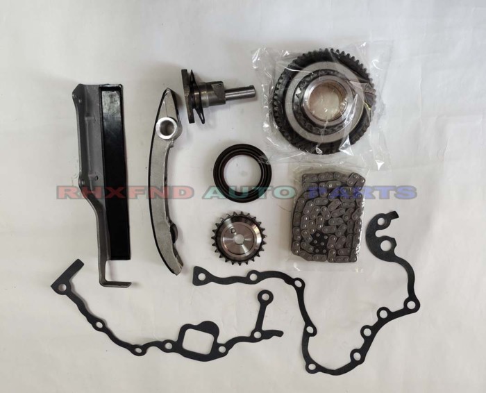 Single row 4M40T 4M40 timing chain kit ME190012 for MITSUBISHI SHOGUN II  V3 W V2 W  V4 W 2.8TD