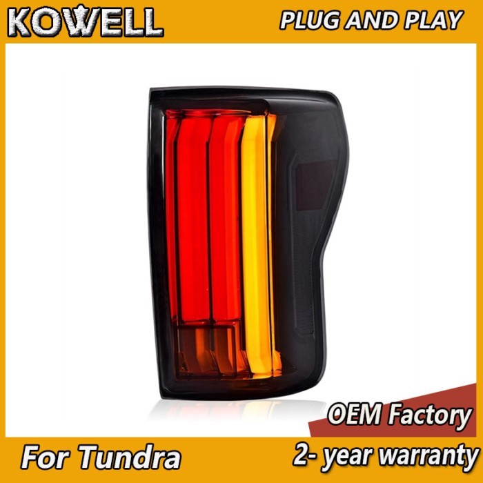 Car Styling for Toyota Tundra Tail Lights 2007-2013 Tundra Taillight Rear DRL+Brake+Turn Signal+Rev