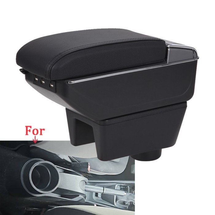 For Seat Ibiza Armrest Box For Seat Ibiza 6j Ibiza 6L Car Armrest Auto Storage Box Retrofit parts I
