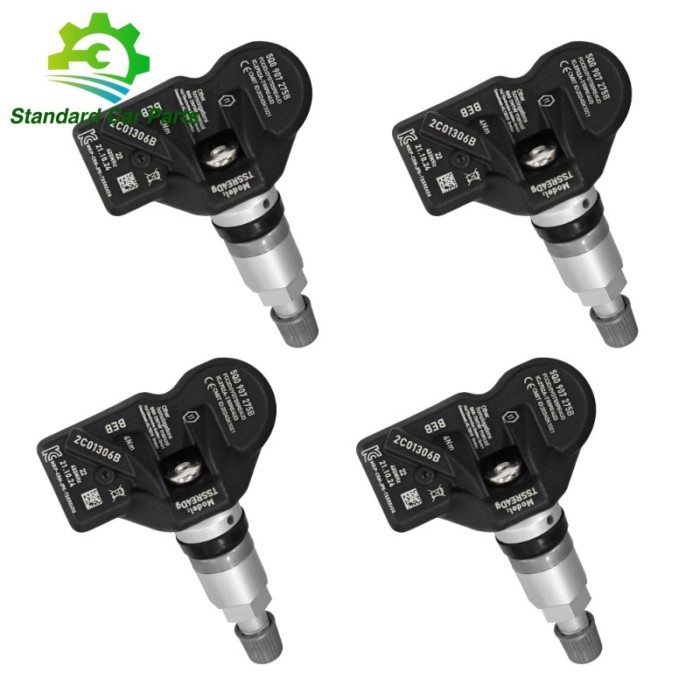 5Q0907275A 4pcs Tire Pressure Sensor TPMS For AUDI A6 C8 Q7 Q8 PORSCHE 911 718 Panamera Cayenne VW