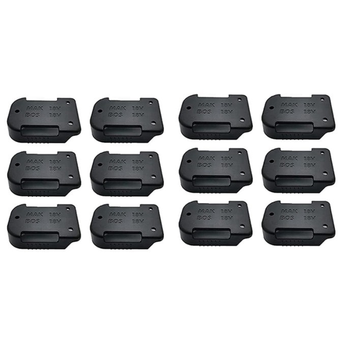 12 Pack Battery Mounts Holder For  18V Battery,Also For  18V Battery Mounts/Belt Clip,Wall Battery