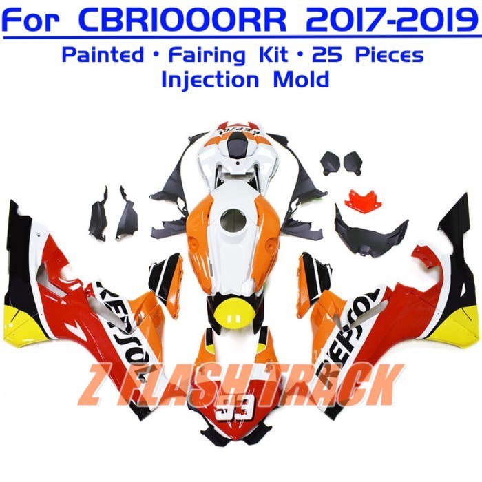 For Honda CBR1000RR CBR 1000RR 1000 CBR1000 RR 2017 2018 2019 Cowl Plastic Body Fairing Kit Motorcy