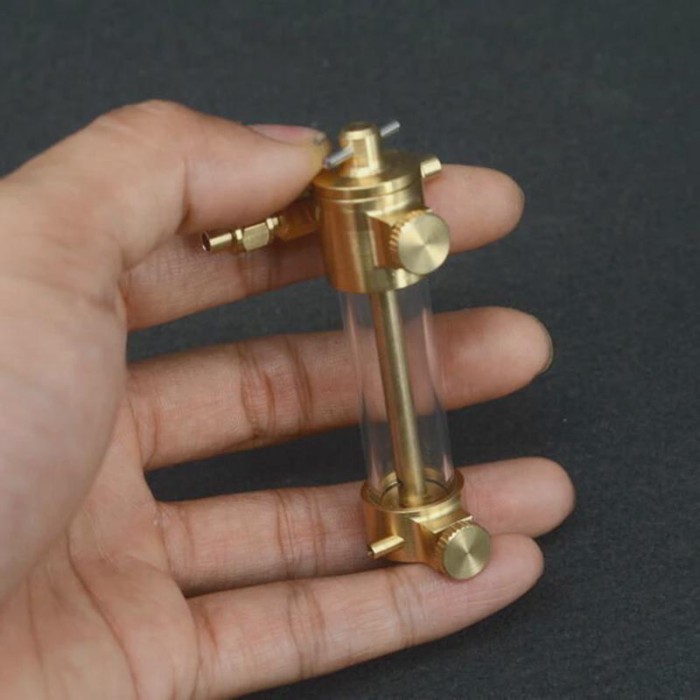 M7B Steam Engine Piston Type Metal Oil Injector 1/4 X 40 TPI 15MM Split Positive Displacement Steam