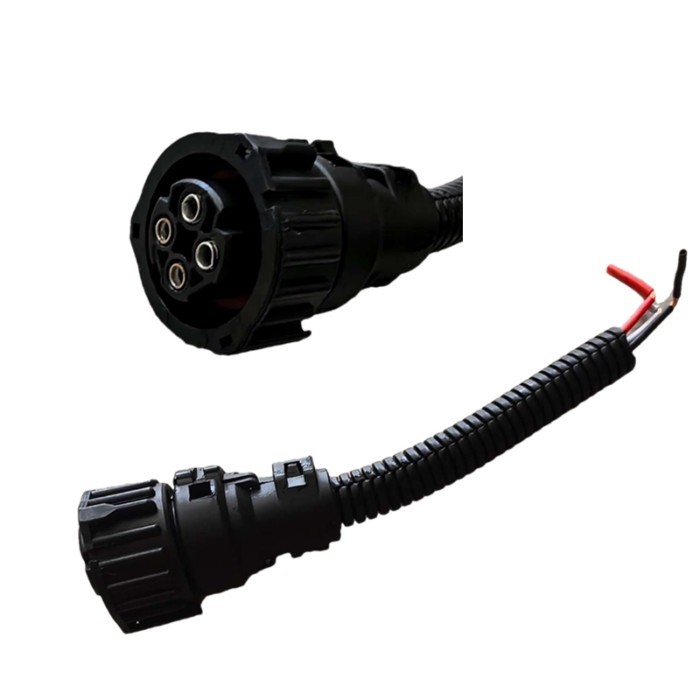 1pc 4 Pin Female Auto Waterproof Connector Oxygen Sensor Harness Plug pbt gf30 Plug 1-968968-1 1-18