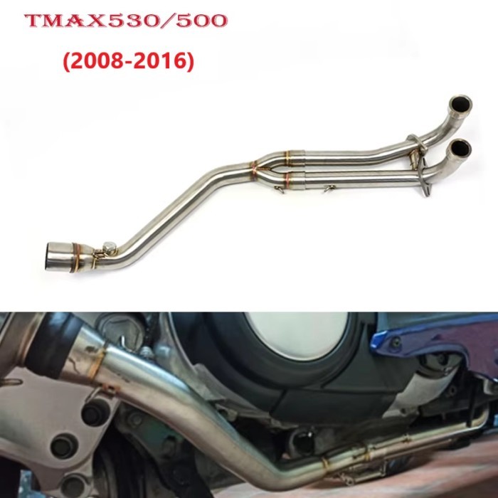 Motorcycle Slip On For Yamaha Tmax 500 530 Yp500 2008-2016 With Exhaust Tmax530 Tamx500 Motorcycle