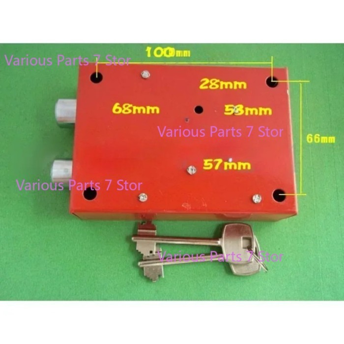 NEW Mini Safe Leaf Lock Cabinet Lock Password Box Mechanical Vault 6 Leaf Anti-theft Lock
