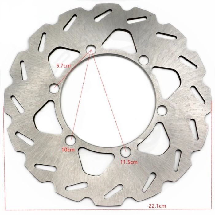 rear disc brake disc rotor brake system for KAWASAKI KDX125 KDX200 KDX220 KDX250 KLX250