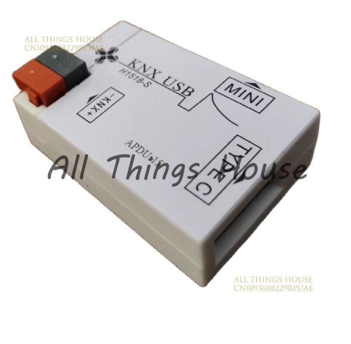 KNX USB interface KNX downloader has two types of USB ports: Type C and micro USB