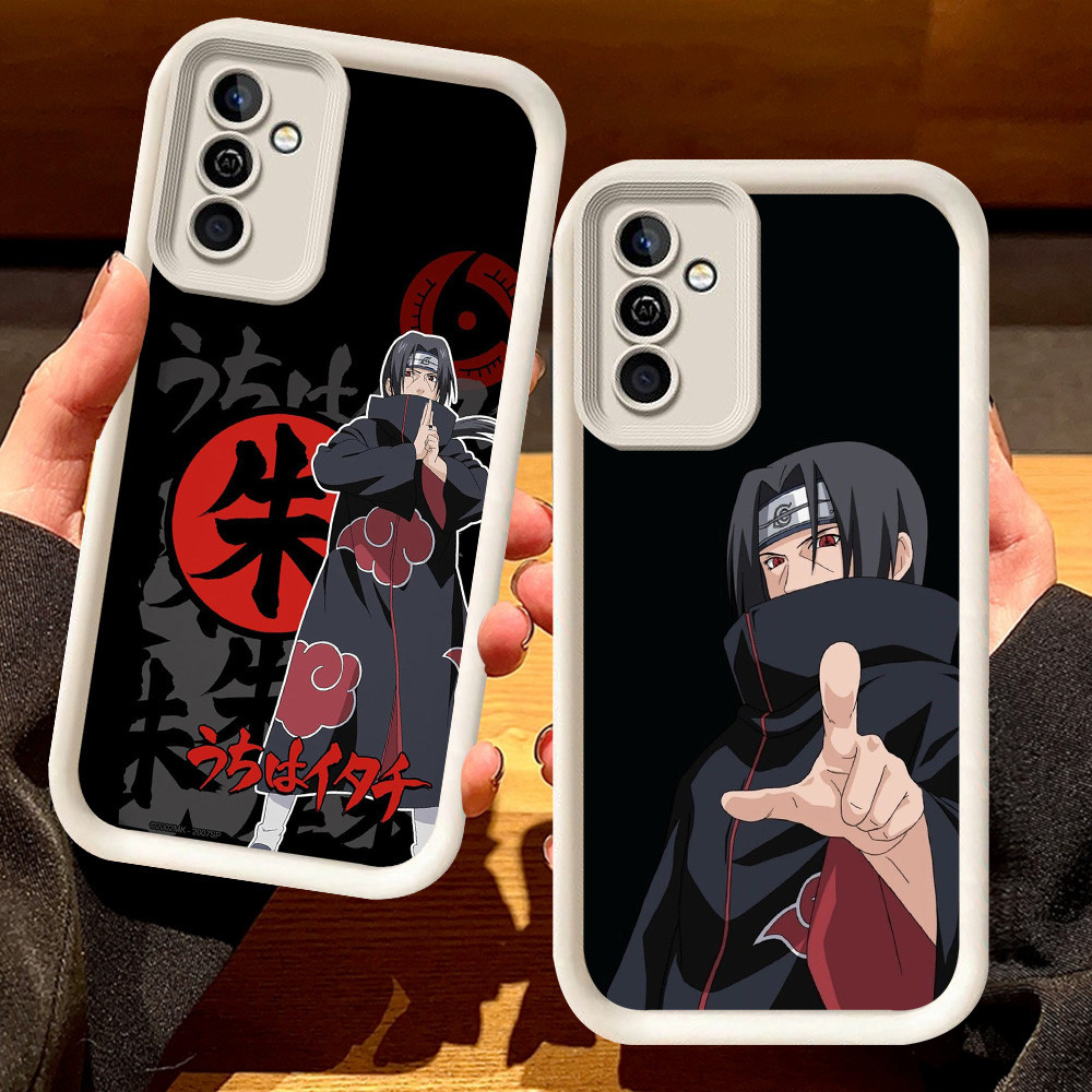 G-45 Naruto Sasuke Casing สําหรับ Samsung A13 A32 A33 A23 5G สีดําและสีขาว