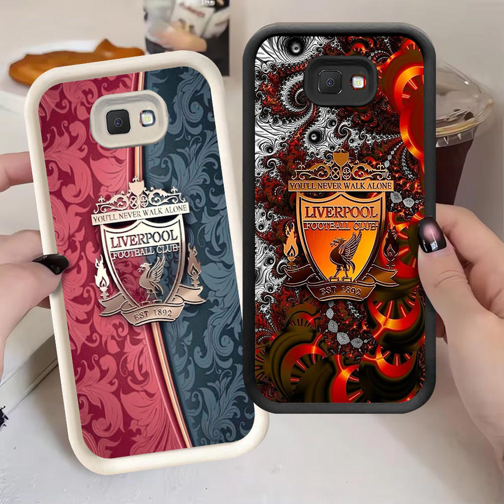 G-79 L_LIVER_POOL Casing สําหรับ Samsung J2 J7 J4 J6 Prime Plus Pro สีดําและสีขาว