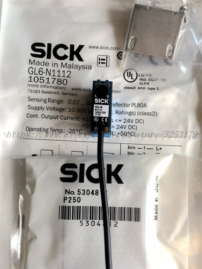 1PC Sick New Original Genuine Photoelectric Sensors GL6-N1112 GL6-N1111 GL6-P1111 GL6-P1112