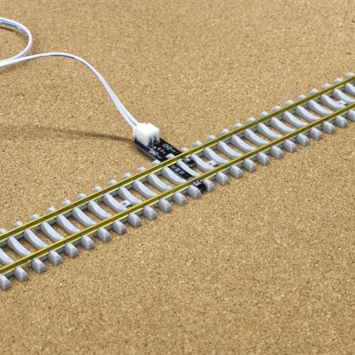 HO Scale 1/87 Train Model Track Accessories Upper Track Take Electric Track ความยาวประมาณ 23 ซม.