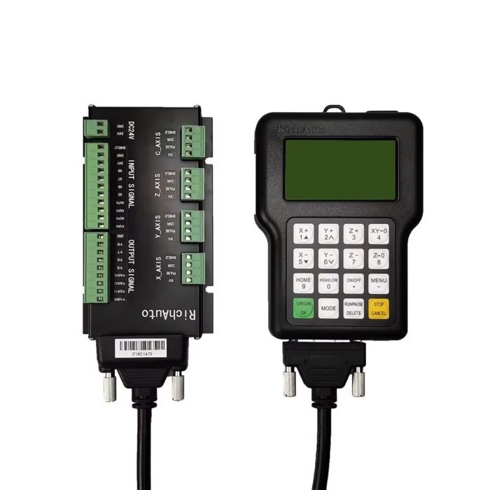 RichAuto DSP A11 CNC controller A11E 3 Axis A18 4AXIS Motion Controller Remote Control For CNC Engr
