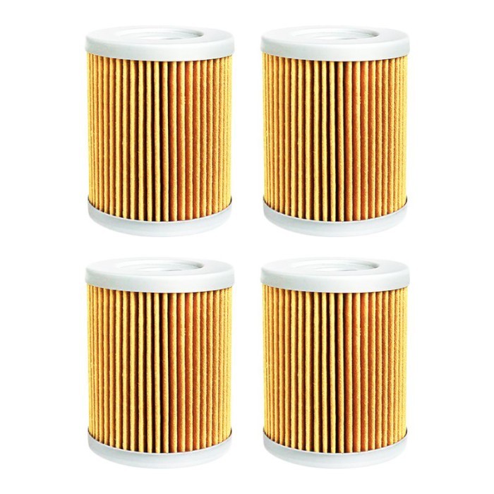 1/2/4 pcs Cyleto Motorcycle parts Oil Filter For Kawasaki KLX125 KLX125L KLX 125 2003-2006 KH125 KH