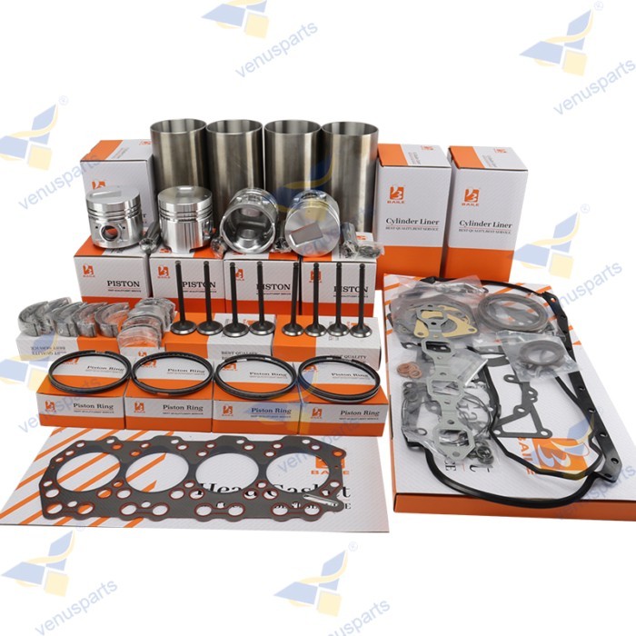 S4Q2 S4Q Overhaul Rebuild Kit For Mitsubishi S4Q2-E1 S4Q-E1 Piston Rings Cylinder Liner Main Bearin