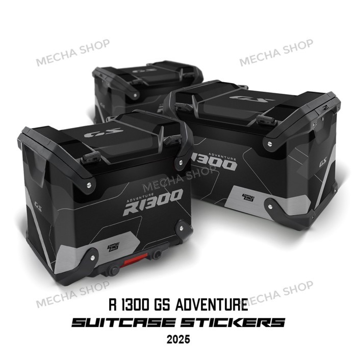For R1300GSA R1300 ADV GSA Adventure Luggage carrier Trunk Luggage Panniers Aluminium Stickers