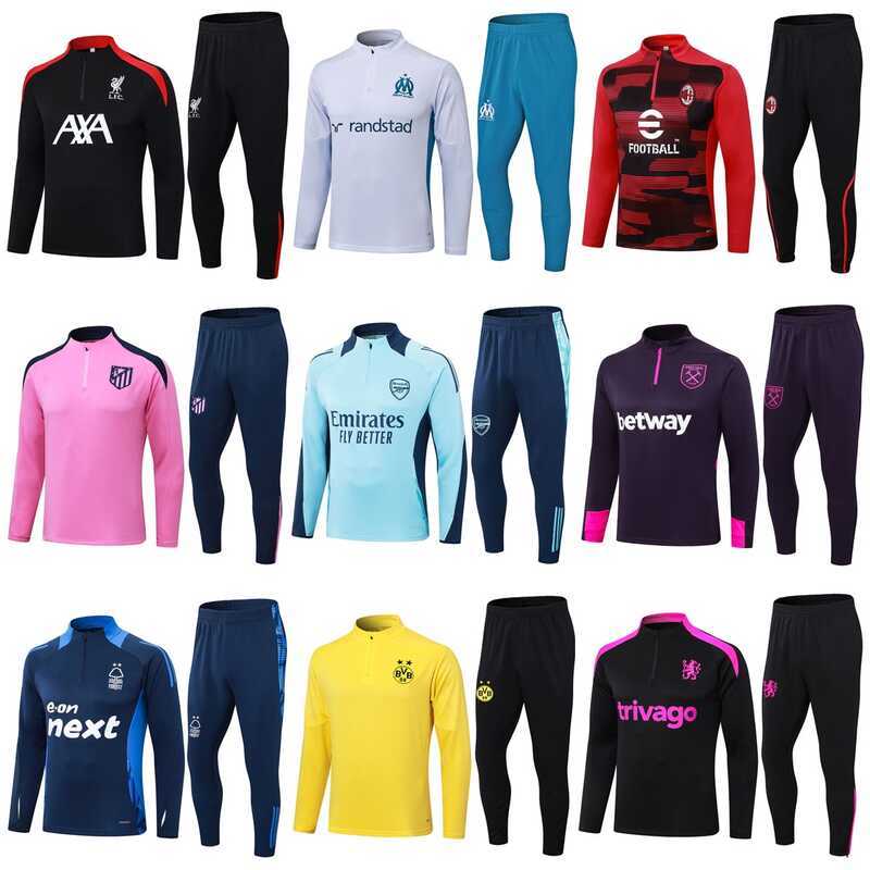 Arsenal ชุดฝึกซ้อมฟุตบอลเชลซี Marseille Doter Marseille Nontin Han Forest Western Ham Union ชุดสูทแข