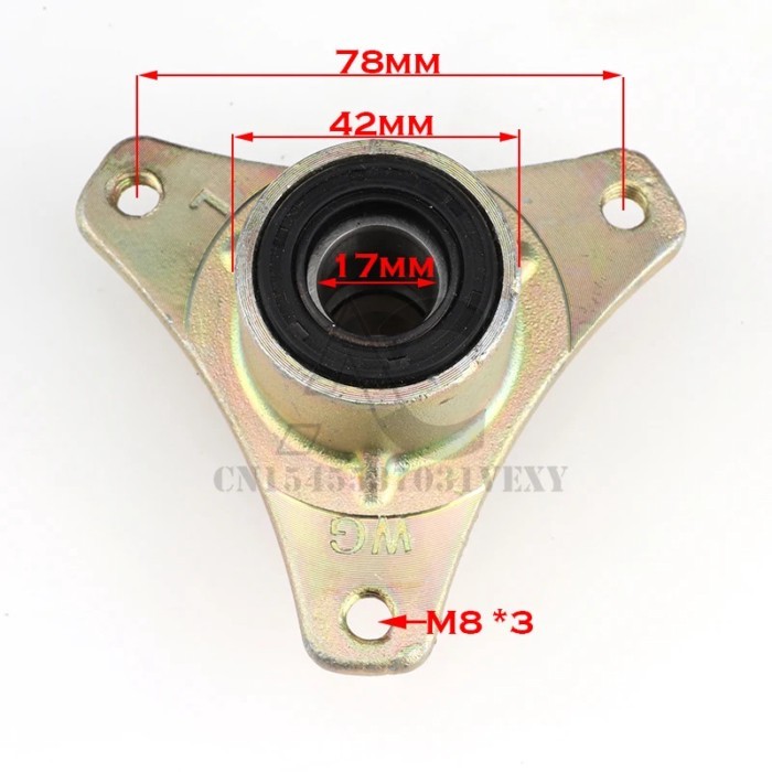 1 Pair 6 Inch Go Kart Front Knuckle Spindle Hub Fits DIY China 110cc 168 200F Go Kart Dirt Bike ATV