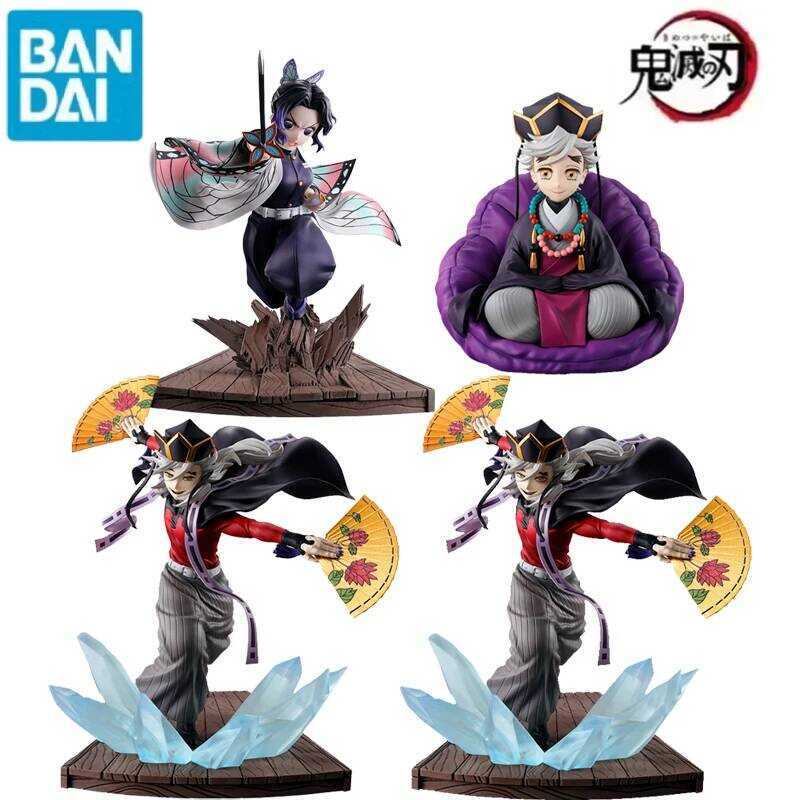BANDAI Original Ichiban Kuji Demon Slayer Anime Figure Shinobu Kocho Doma Action Figure Toys for Ki