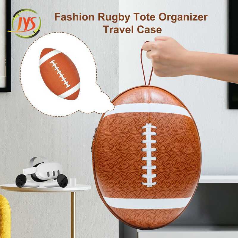 Oculus quest3VR แว่นตากันกระแทกป้องกันกระเป๋า Meta quest3 Gamepad Rugby กระเป๋าเก็บ