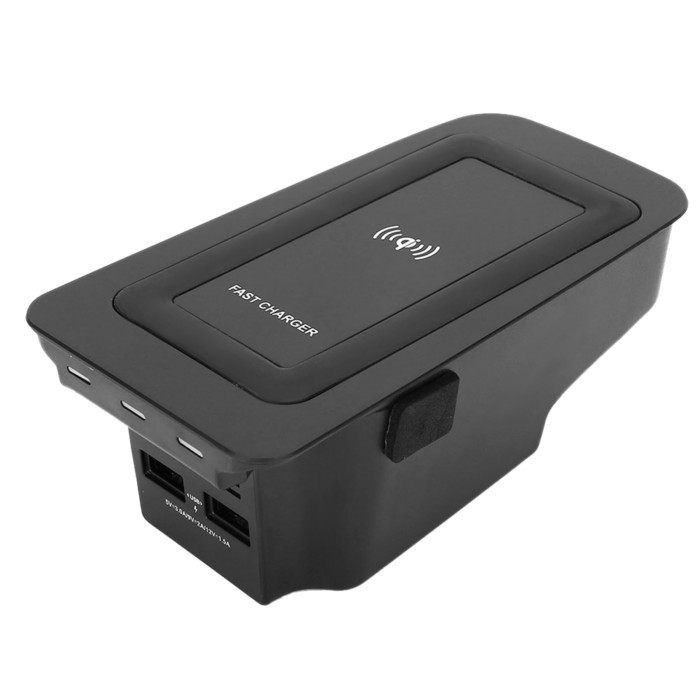 15W Wireless Charger Charging Plate Induction Fit for Volvo S60/V60/XC60/S90/V90/XC90