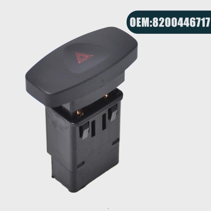 For Renault Symbol Clio II 8Pin Car Interior Hazard Warning Control Emergency Lamp Switch Light 820