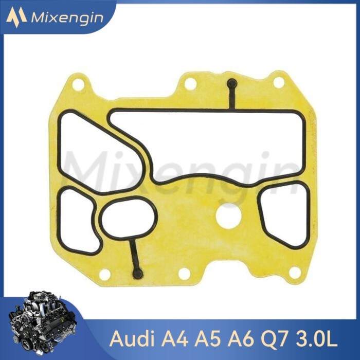 engine oil cooler Gasket fit 3.0 L for Audi Volkswagen A4 A5 A6 A8 A7 Sportback Q5 Q7 3.0L 2015-202