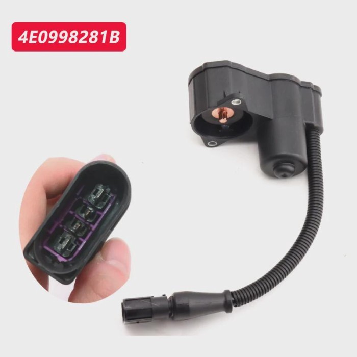1PCS Car 4PIN Electric Brake Caliper Servo Moto 4E0998281 4E0998281B 4E0 998 281 4E0 998 281B For A