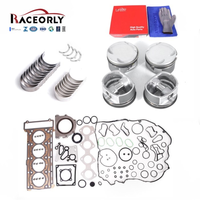 RACEORLY Engine Gasket Piston Bearing For Mercedes C200K W203 1.8L M271 2003-11