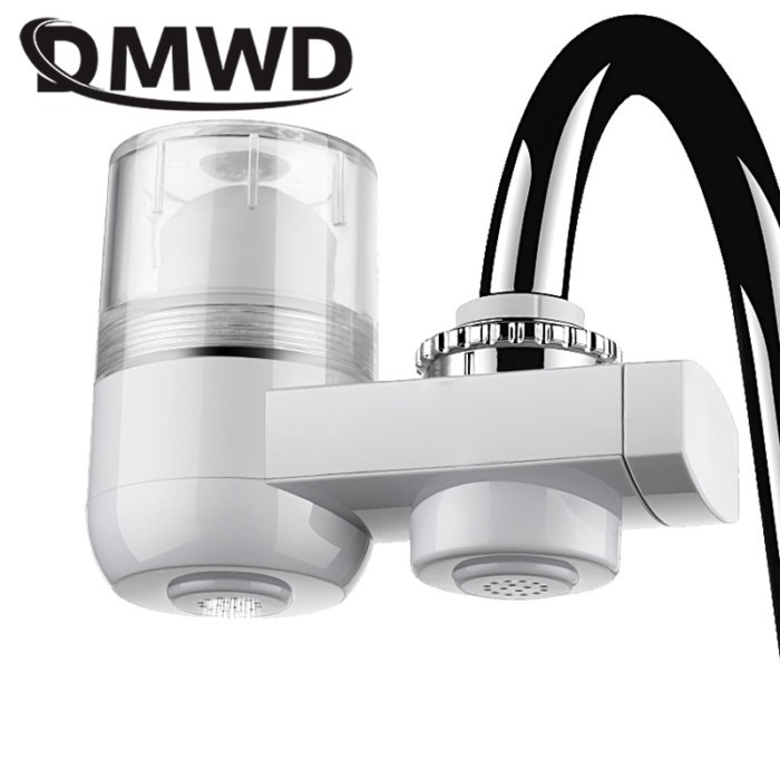 DMWD Water Purifier Kitchen Activated Carbon Faucet Tap Filter Washable Ceramic Percolator Rust Bac