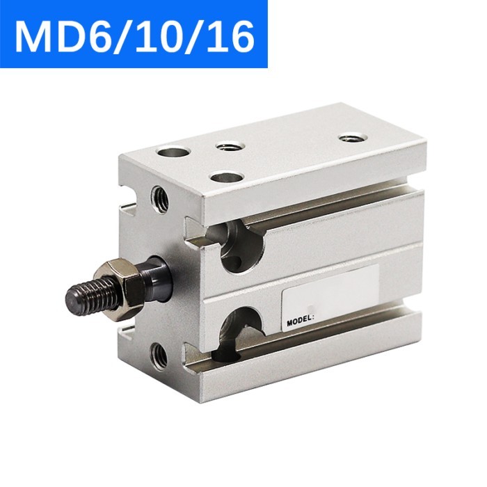 MD6/10/16 Stroke 5-40mm Pneumatic components air tool cylinder MD Series Free mount cylinder CDU se