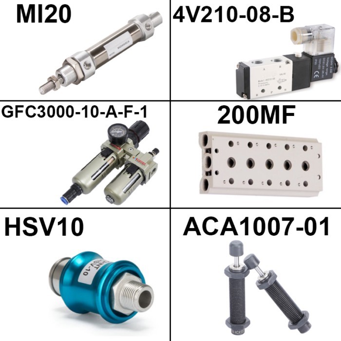 Special cylinder for mask machine TR6X10S ACQ20 ACQJ40 HFY20 HFZ16 HLH16X20S ACA1007-01 GFC300-10-A