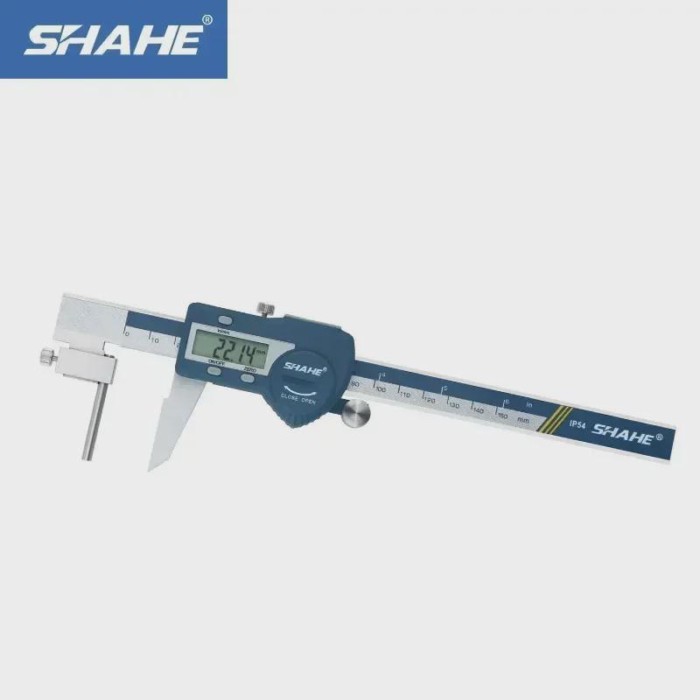 SHAHE 0-150/200/300 mm Electronic Caliper Tube Thickness Digital Caliper Ruler Vernier Caliper Stai
