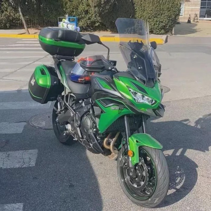 For 2023 Kawasaki VERSYS 650 versys 650 Versys-650 modified heightened windshield Kawasaki 650 fron